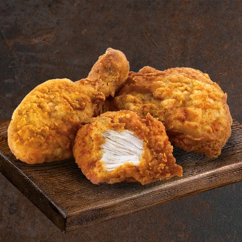 Soulfully spiced fried chicken