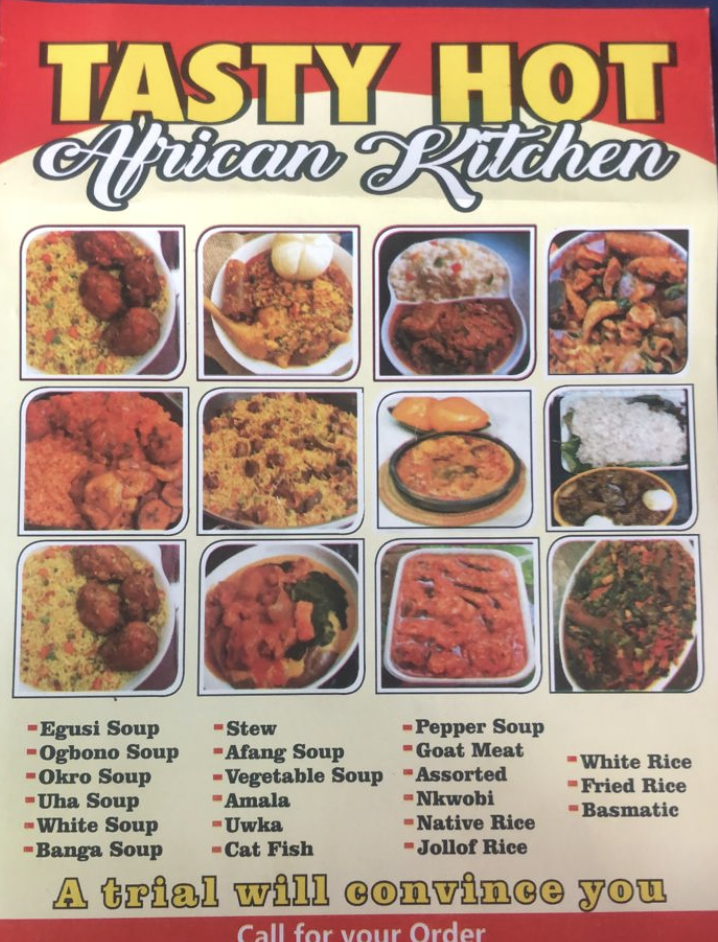Tasty Hot African Kitchen Menu & Delivery in Awoyaya Order Online
