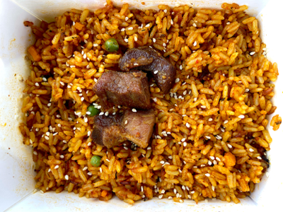 Jolly rice with beef