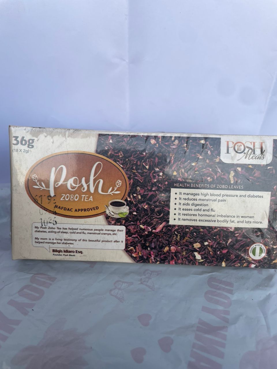 Zobo Tea Bag