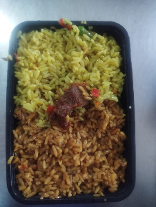 Big plate with beef