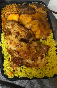 Small plate with chicken