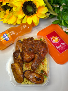 Continental fried Rice & turkey + pet Drink