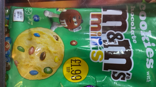 m&m cookies