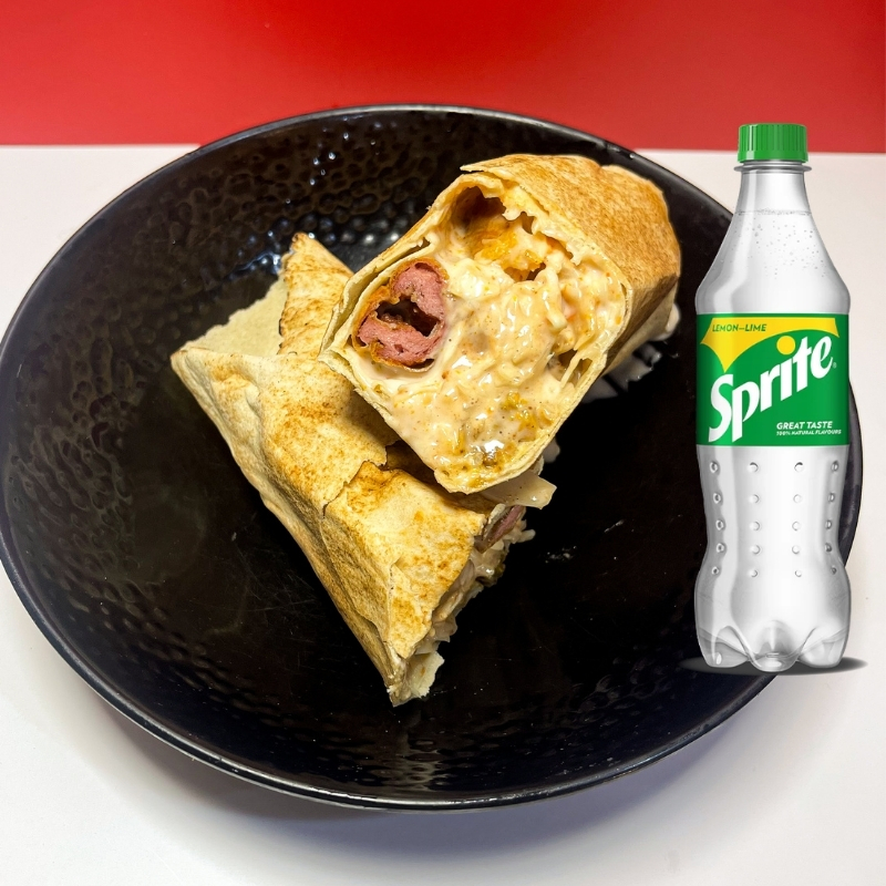 Mini shawarma and drink combo