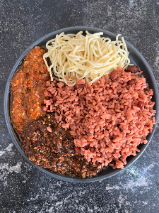 Waakye (2) + Plantain + Fish/Chicken