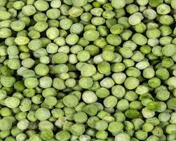 Dry green pea