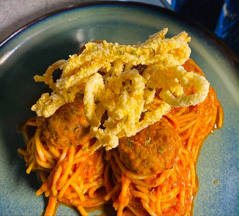 Signature meatball pasta