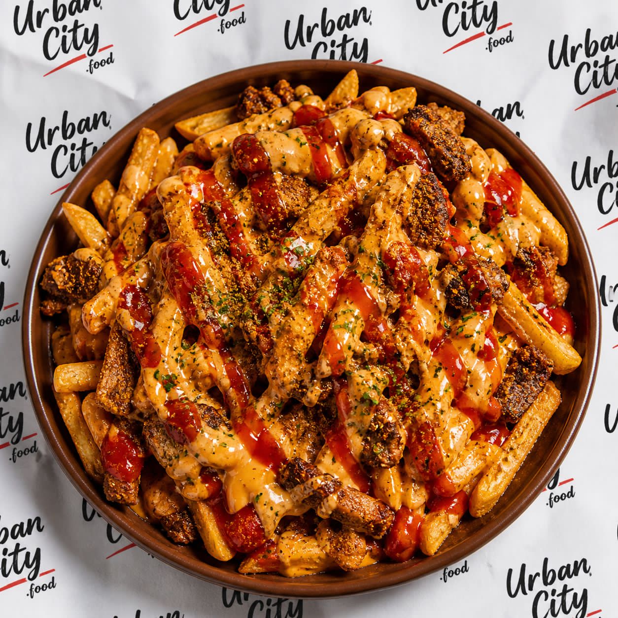 Suya loaded fries