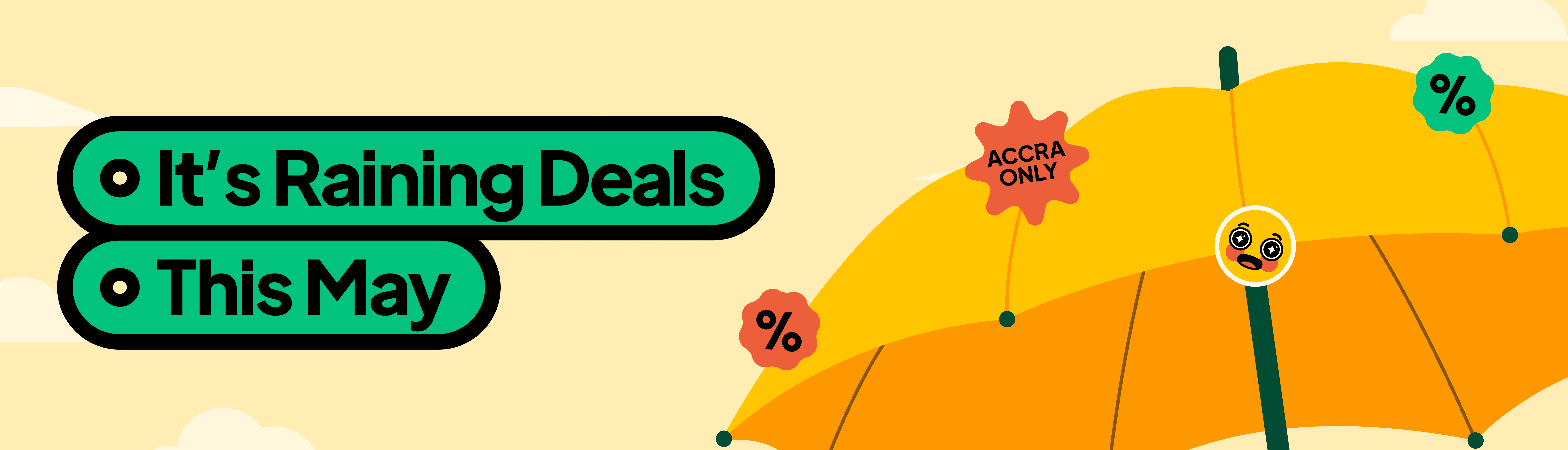 The Skies Are Pouring. So Are The Discounts