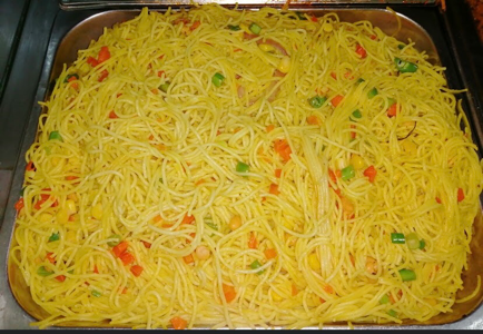 Fried spaghetti
