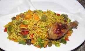 Verges noodles and big chicken