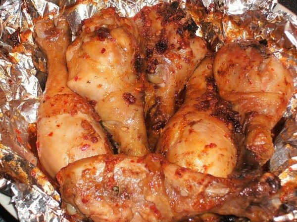Sauced chicken