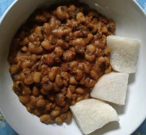 Pottage beans and Yam (Extra)